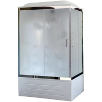 Душевая кабина 120x80x217 см Royal Bath RB8120BP2-M-CH-L матовое