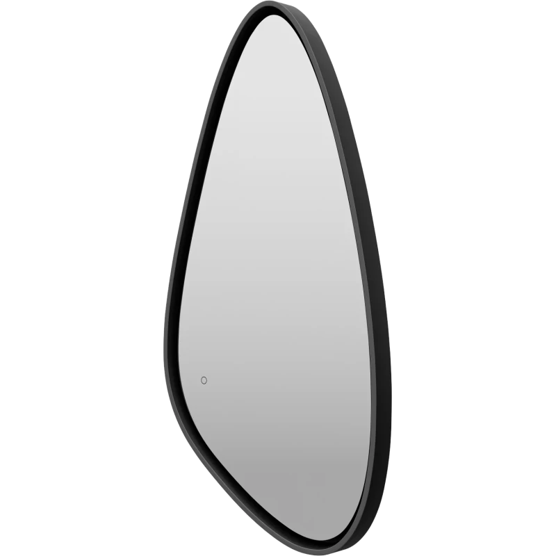 Зеркало Brevita Venus VEN-Var-060-black 60x120 см, с LED-подсветкой, сенсорным выключателем, черный матовый