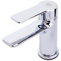 Смеситель для раковины без донного клапана Orange Flat M12-021cr