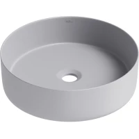 Раковина-чаша Wellsee Coax 323509000 36x36 см, накладная, серый матовый