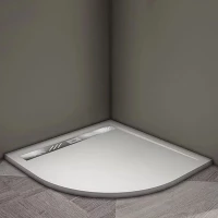 Душевой поддон из литьевого мрамора 100x100 см Veconi Tezeo Stone TZ05-100PL-01-19C3