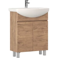 Тумба под раковину Vigo Wing tn.WIN.BAL.70.2D дуб золотой 66 см, напольная, дуб золотой