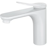 Смеситель для раковины Wonzon & Woghand WW-A40482-MW белый матовый