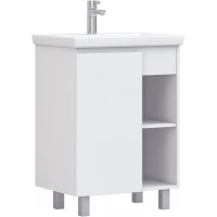 Тумба под раковину Vigo Milos 316 белый 56,8 см L, напольная, белый