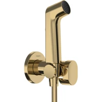 Гигиенический душ Hansgrohe Bidette S 29230990 с держателем, шлангом, золотой