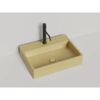 Раковина-чаша Salini S-Sense Ottavia 1103101GF 59,5x44,5 см, накладная, подвесная, покраска по RAL глянец полностью