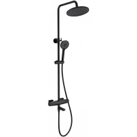 Душевая система Wonzon & Woghand Neo WW-B3035-A3-MB 230 мм, с термостатом, черный матовый