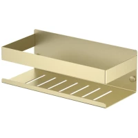 Полка для ванной Timo Luiro 18579/17 23 см, золотой матовый