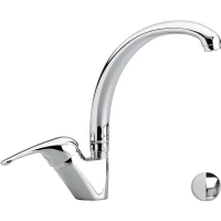 Смеситель для кухни Emmevi Ambra 9087/BC хром/белый