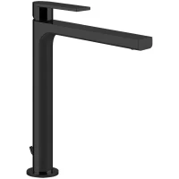 Смеситель для раковины Gessi Via Manzoni 38603#299 с донным клапаном, черный матовый