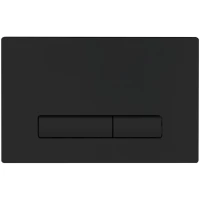 Кнопка смыва BelBagno Genova BB021-GV-NERO.M для инсталляции, черный матовый