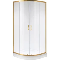 Душевой уголок 98,5x98,5 см Niagara NG-6407-08GOLD прозрачное