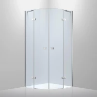 Душевой уголок 100x100 см Black & White Stellar Wind 7011010 прозрачное