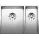Изображение товара кухонная мойка blanco claron 340/180-if infino зеркальная полированная сталь 521607
