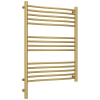 Полотенцесушитель электрический 800x600 золотой матовый МЭМ левый Сунержа Флюид 3.0 032-5820-8060