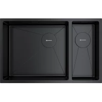 Кухонная мойка Omoikiri Taki 69-2-U/IF-GB-L Side 4997050 69,5x44 см, графит