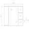 Комплект мебели белый глянец 83 см Onika Эльбрус 108202 + 1WH110228 + 208022 - 5