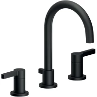 Смеситель для раковины Nobili Lira LR116211/1T1BM с донным клапаном, черный матовый