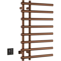 Полотенцесушитель электрический Boheme Uno 722-BRB 800x500, бронза матовая