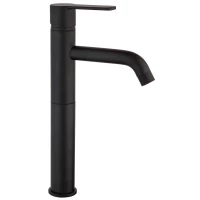 Смеситель для раковины Paini Cox 78YO205LLFTLMKM без донного клапана, черный