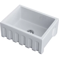 Кухонная мойка Omoikiri Natceramic Mikura 61-WH Glossy 4993257 61x46 см, белый глянец