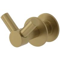 Крючок Сунержа Виват 32-2010-0005 двойной, для полотенцесушителя, золотой шелк