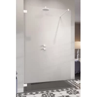 Неподвижная перегородка Radaway Essenza Pro White Walk-in 115 10103115-04-01 прозрачное