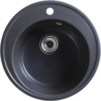 Кухонная мойка Belux BRG 51-01 черный обсидиан 4810924266088