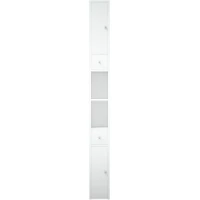 Пенал Corozo Энри SD-00000582 напольный L/R, белый глянец/белый матовый