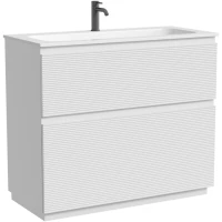 Тумба под раковину Sancos Folk Floor FL100FW 99,5 см, напольная, белый матовый