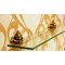 Полка стеклянная 60 см золото Art&Max Rose AM-0913-Do - 3