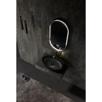 Раковина 60x40 см Abber Karbon AK2041