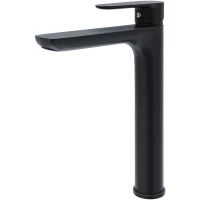 Смеситель для раковины Aringa Рейн AR02014BL черный матовый