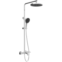 Душевая система Aqueduto Chuva CHU0200 255 мм, со смесителем, хром