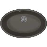 Кухонная мойка Florentina Вега Овал 22.430.E0650.302 70x44 см, антрацит