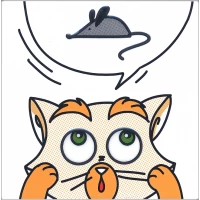 Декор Marazzi Кошки-Мышки. Мышка 20x20 NT/A132/5009