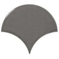 Керамическая плитка EQUIPE SCALE Dark Grey Fan 10,6x12
