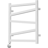 Полотенцесушитель электрический Point Феникс П5 PN15156WE 600x530, ТЭН левый/правый, белый матовый