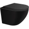 Унитаз подвесной Avimano Emotion 1000022 безободковый, с сиденьем микролифт, черный матовый - 1