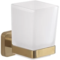 Стакан для зубных щеток Gedy Tonga TO10(88) настенный, золотой матовый