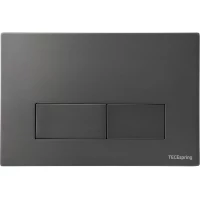 Кнопка смыва Tece TECEspring S S240521 для инсталляции, с покрытием против отпечатков пальцев, оружейная сталь матовый