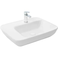 Раковина-чаша WeltWasser Elbach 1004 10000004594 58x44 см, накладная, белый