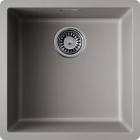 Кухонная мойка Omoikiri Tetogranit Yamakawa 45T Integra-GR 4997254 45,6x45,6 см, ленинградский серый