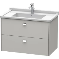 Тумба бетонно-серый матовый 82 см Duravit Brioso BR414201007