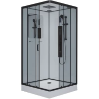 Душевая кабина 100x100x210 см Niagara NG-6902-01GQBLACK тонированное