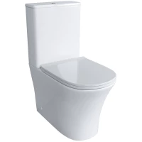 Унитаз-компакт Grossman GR-4466S безободковый, с сиденьем микролифт, белый