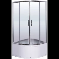 Душевой уголок с поддоном Esbano ESR-8010 ESUGR8010 80x80 см, профиль хром, стекло матовое