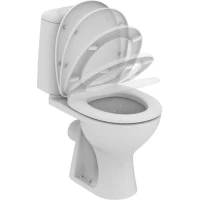 Унитаз-компакт Vidima Sirius W907961 с сиденьем микролифт, белый