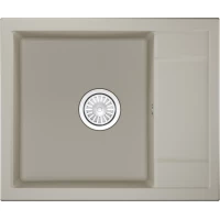 Кухонная мойка Granula 6002, КРЕМАН 60x50 см, кремовый