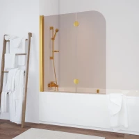 Шторка для ванны 120 см Vegas Glass E2V 120 09 05 L бронза